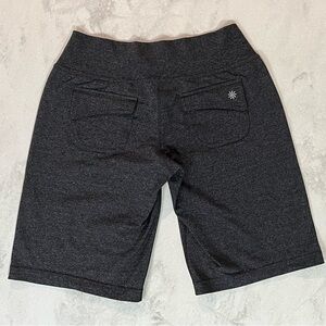 EUC Athleta Charcoal Grey Long Yoga/Workout Shorts Size Medium